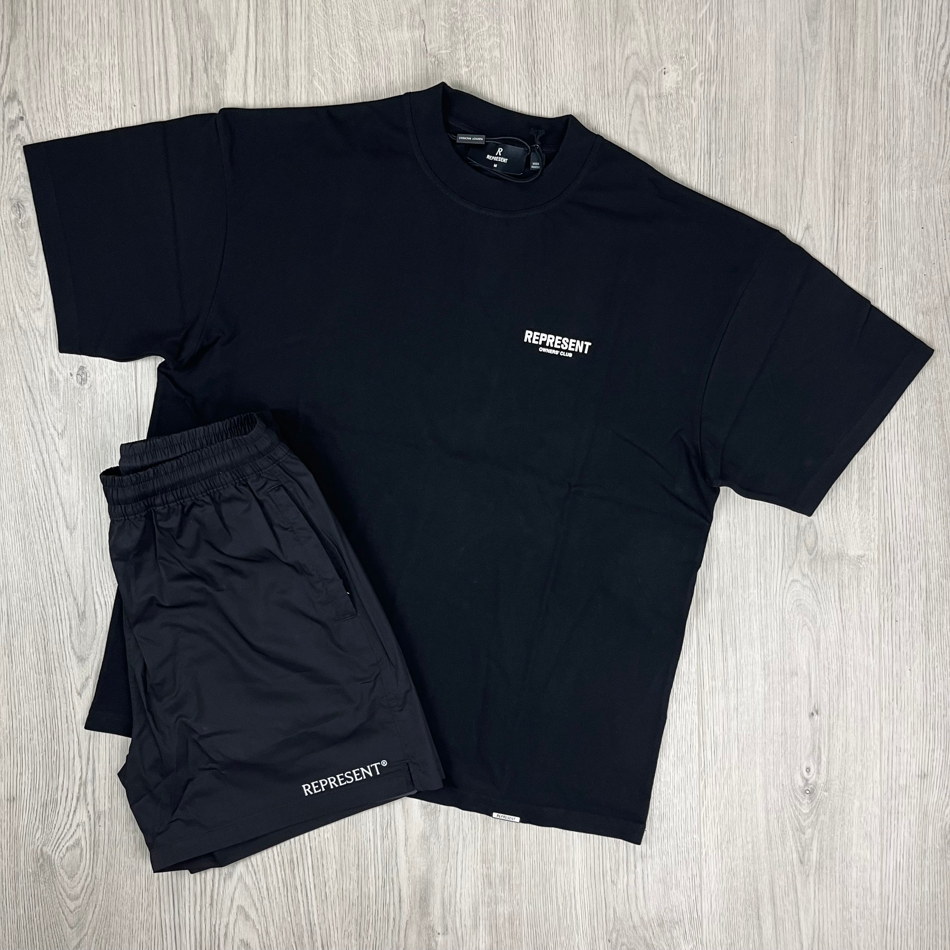 Represent Set in Black. On sale at Open Attire.