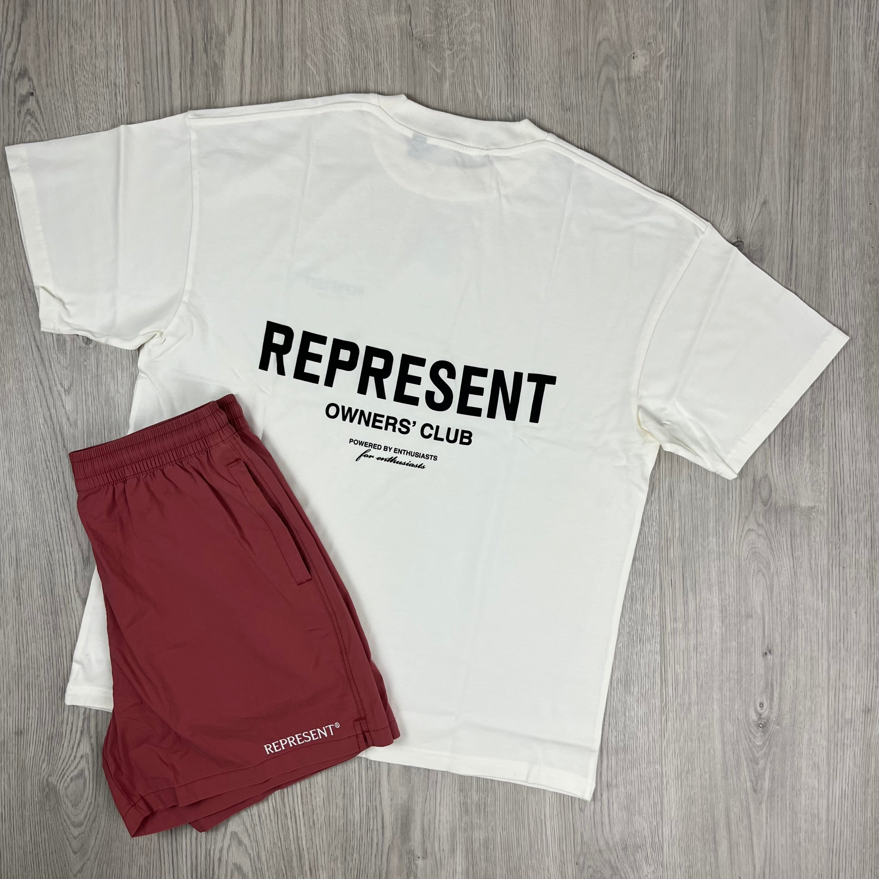 Represent Set in White/Sunrise. On sale at Open Attire.