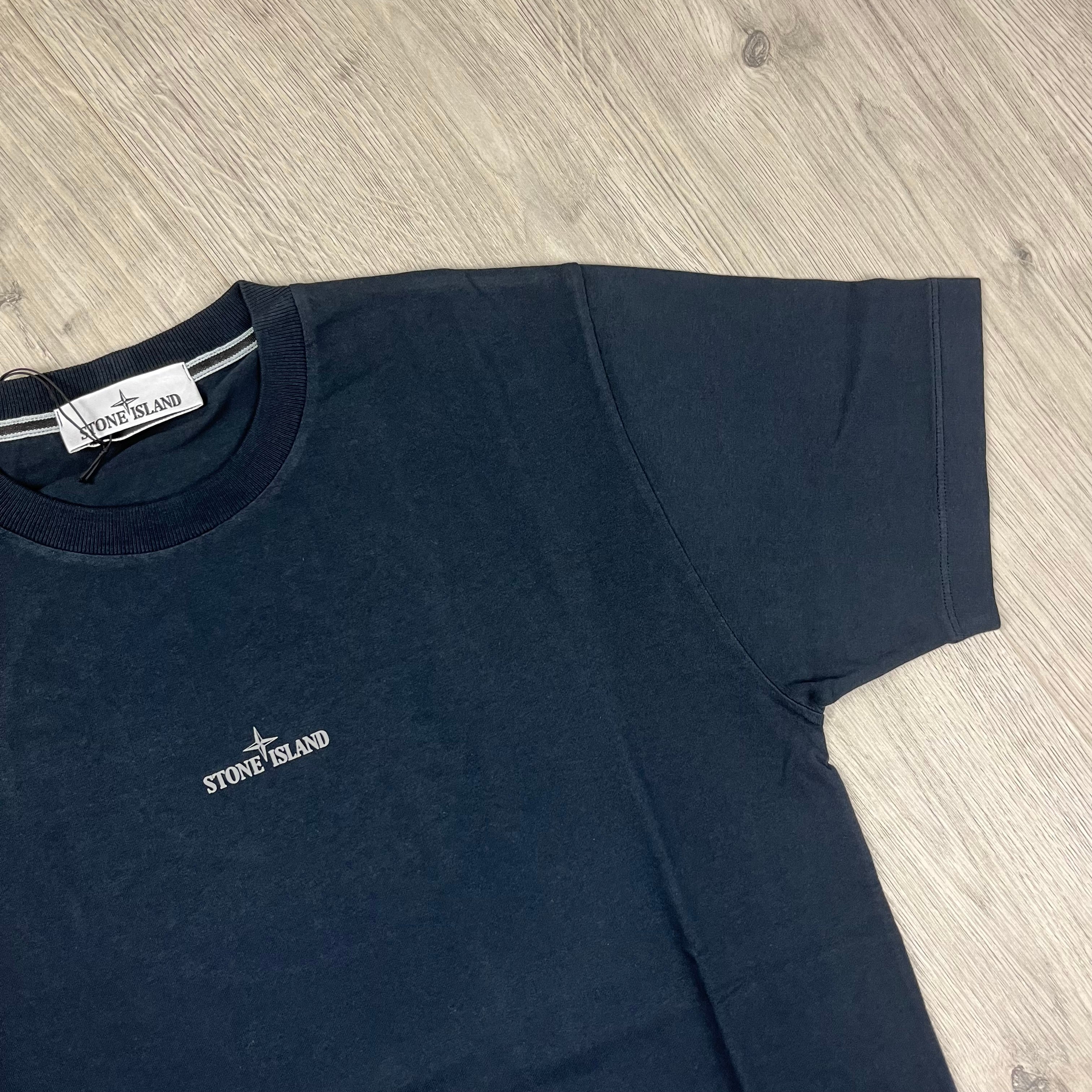 Stone island compass back print tee on sale