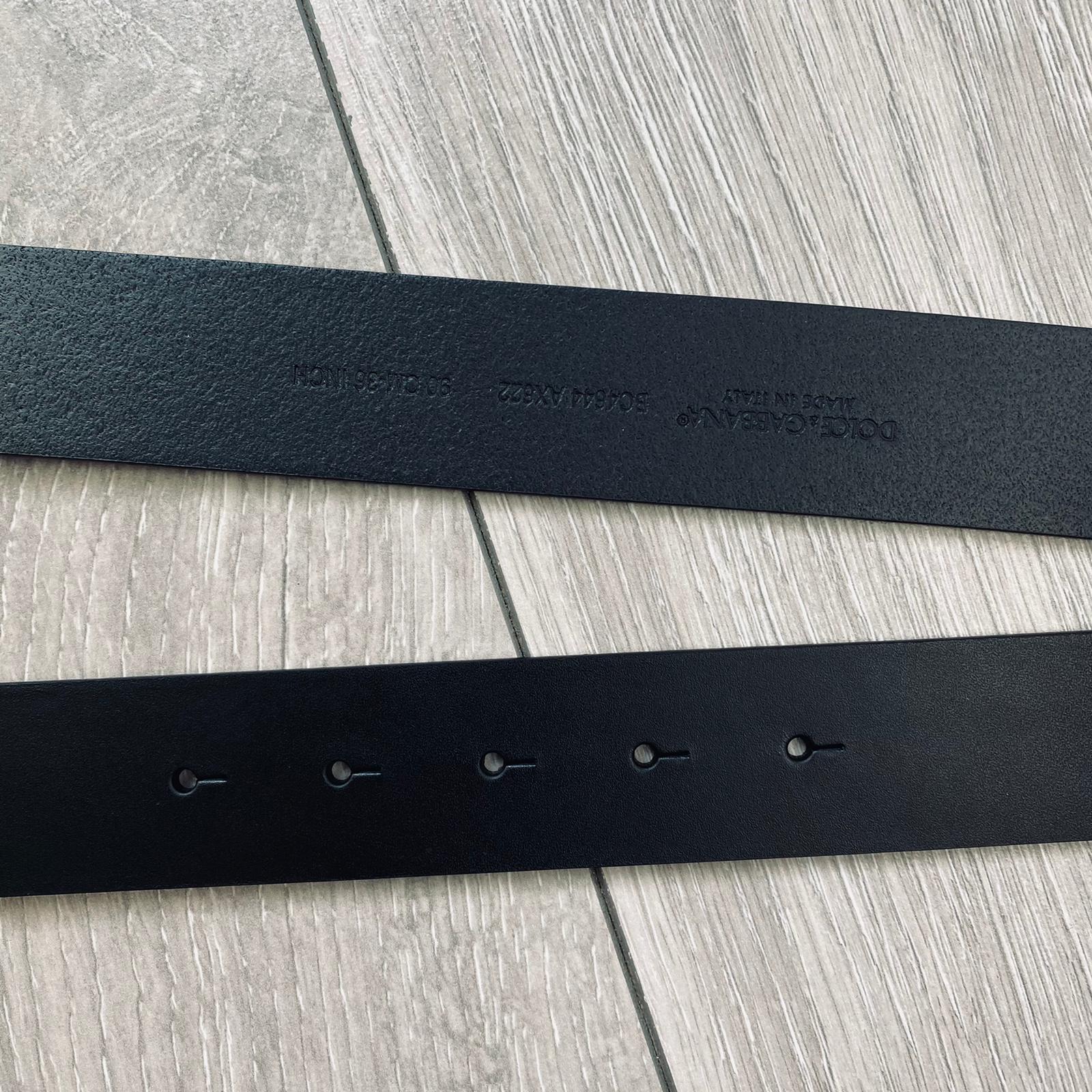 D&G Chrome Leather Belt