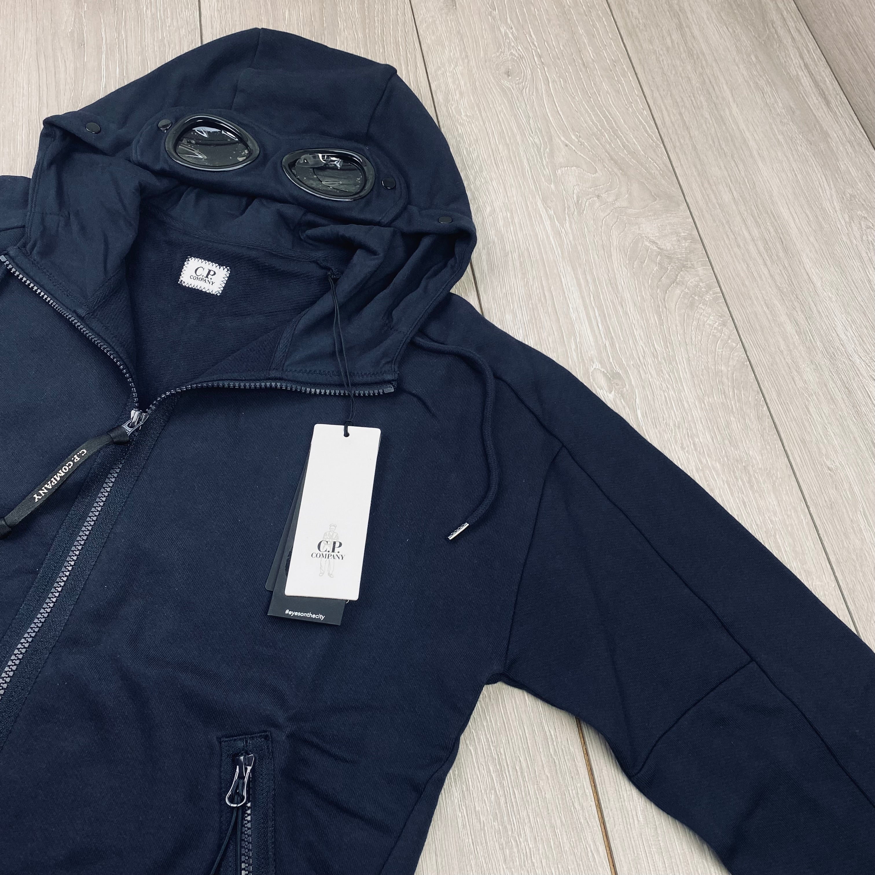 CP Company Goggle Hoodie Navy