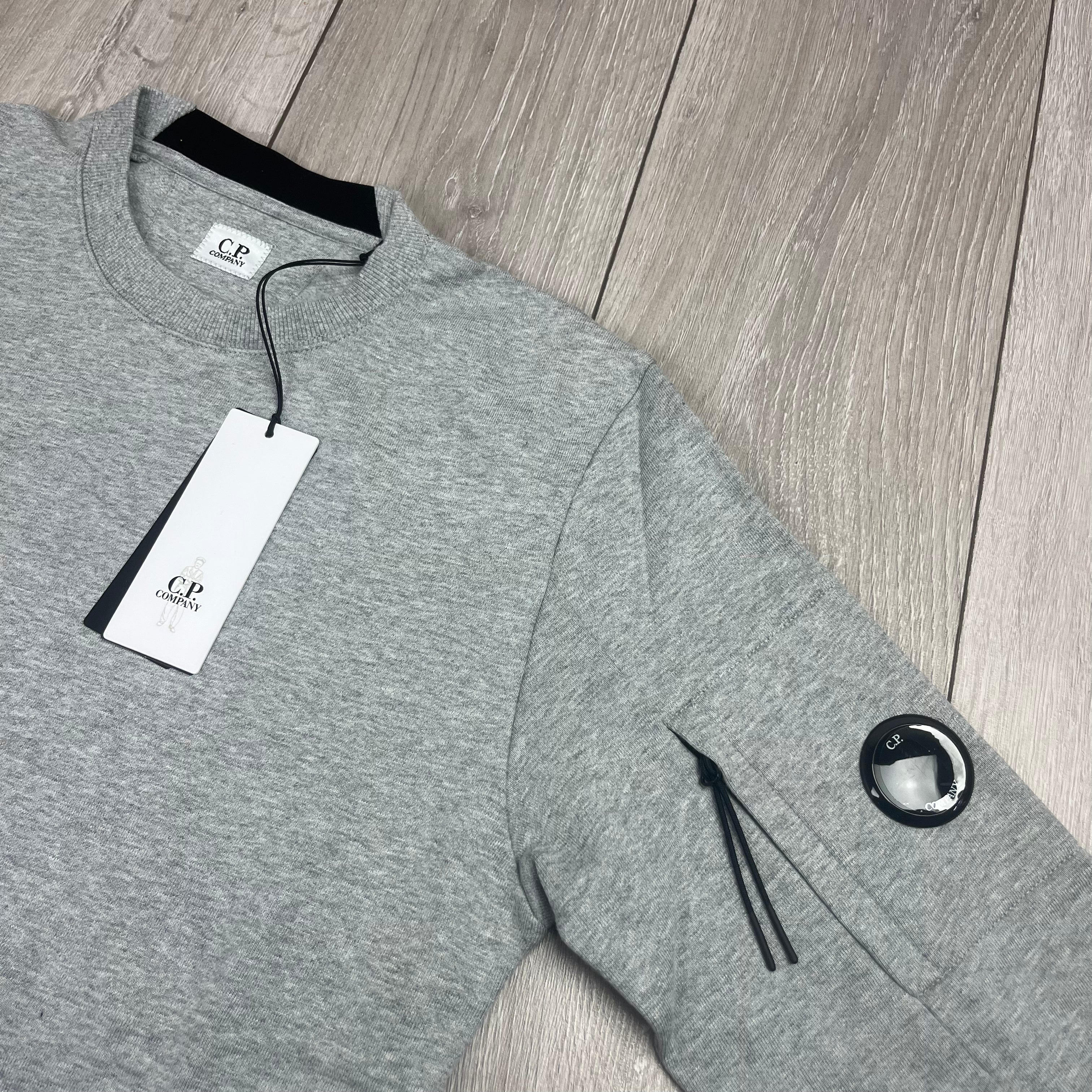 CP Company Raised Fleece Sweatshirt - Grey