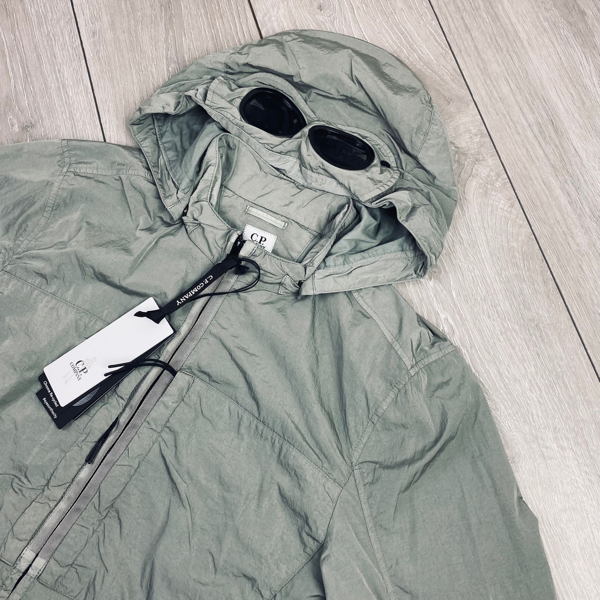 CP Company Goggle Zip Overshirt - Moonmist