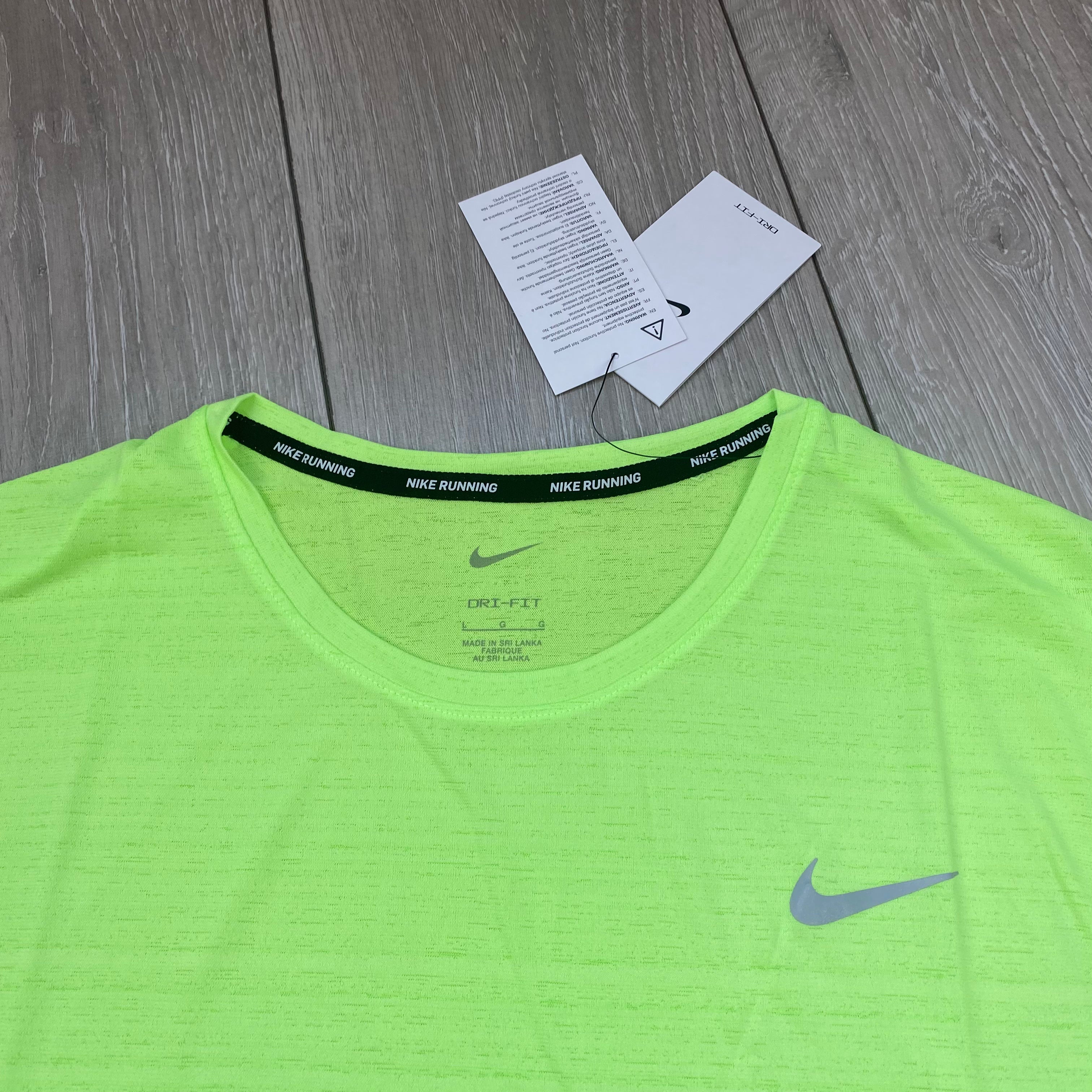 Nike Miler T-Shirt - Volt