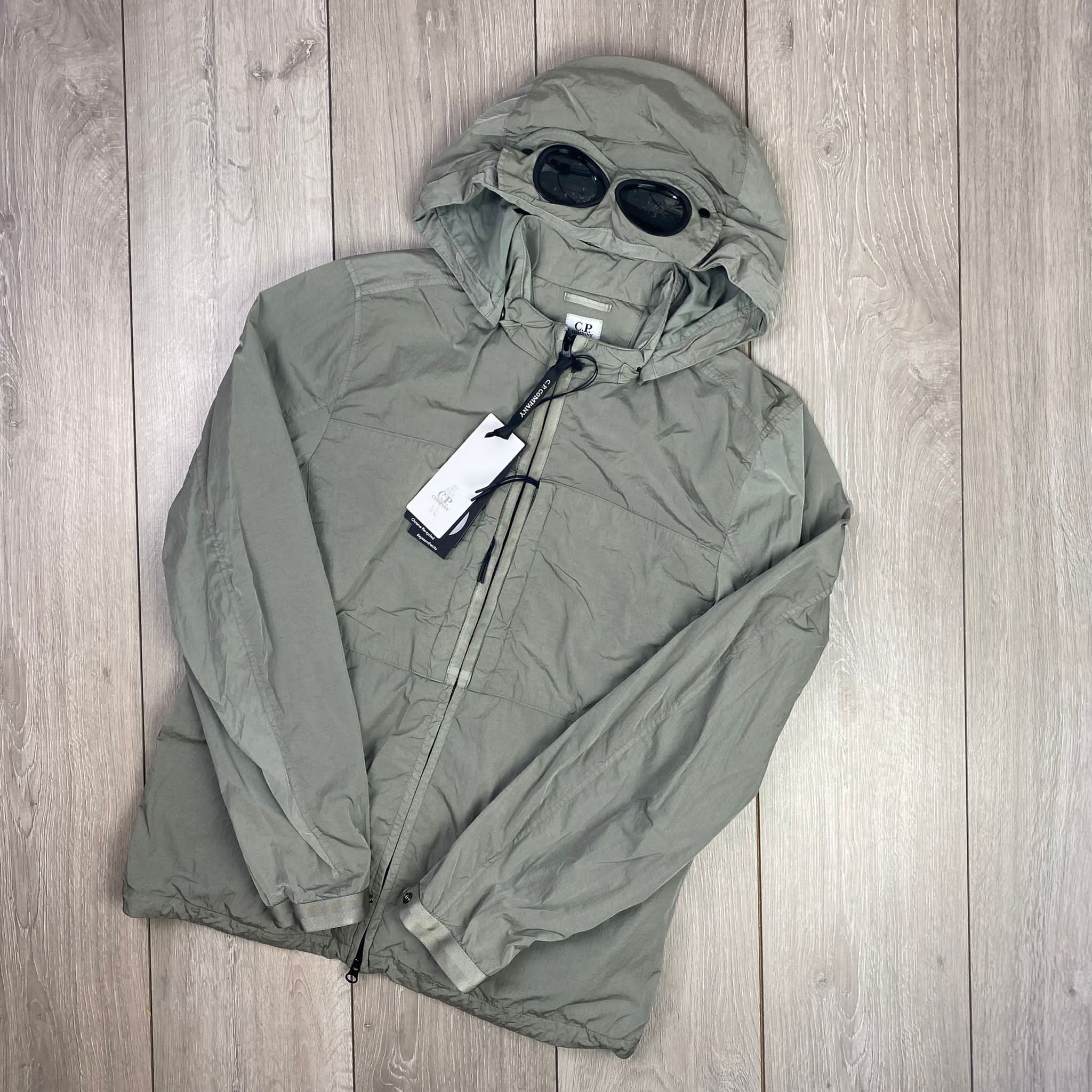 CP Company Goggle Zip Overshirt - Moonmist