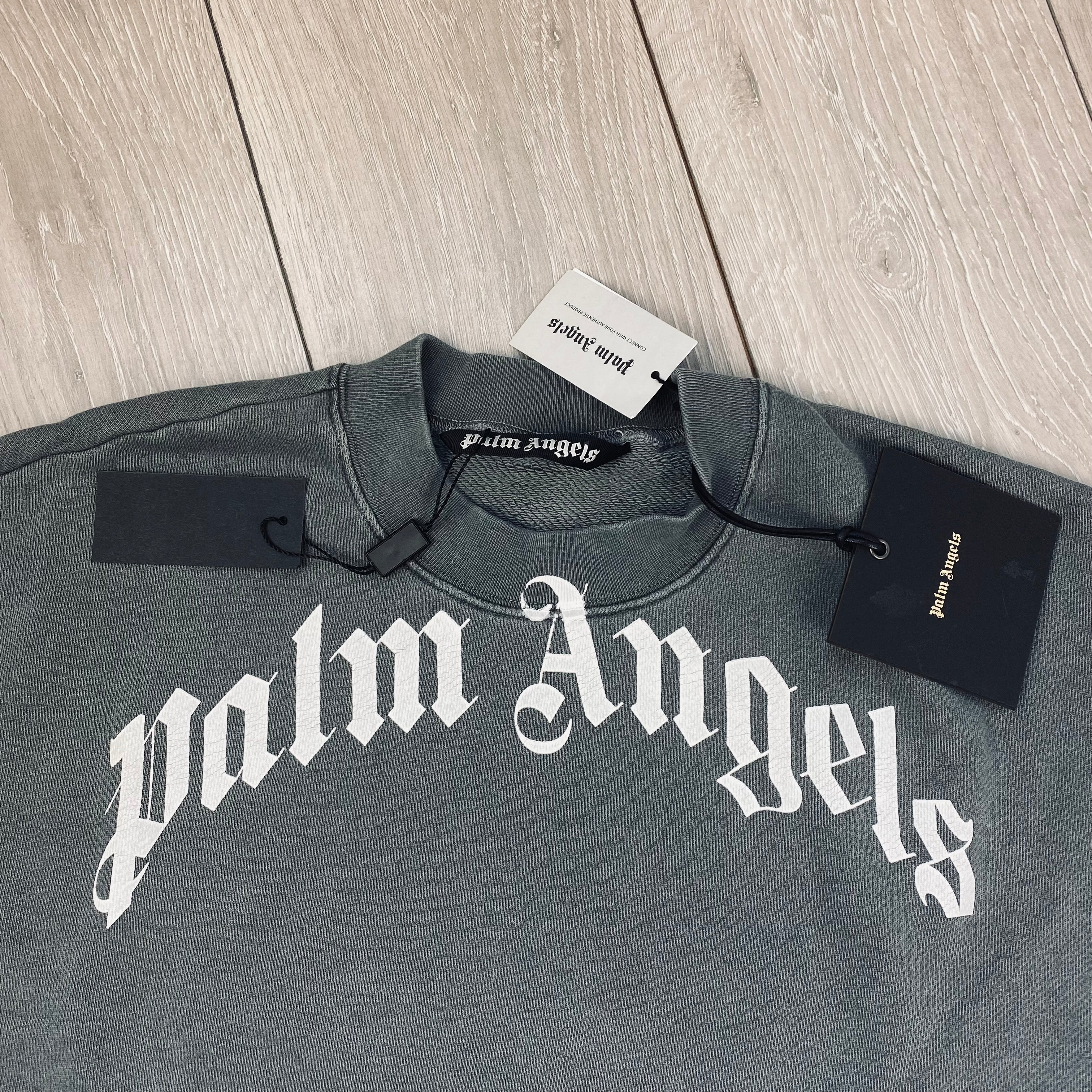 Palm Angels Oversized Sweatshirt - Black