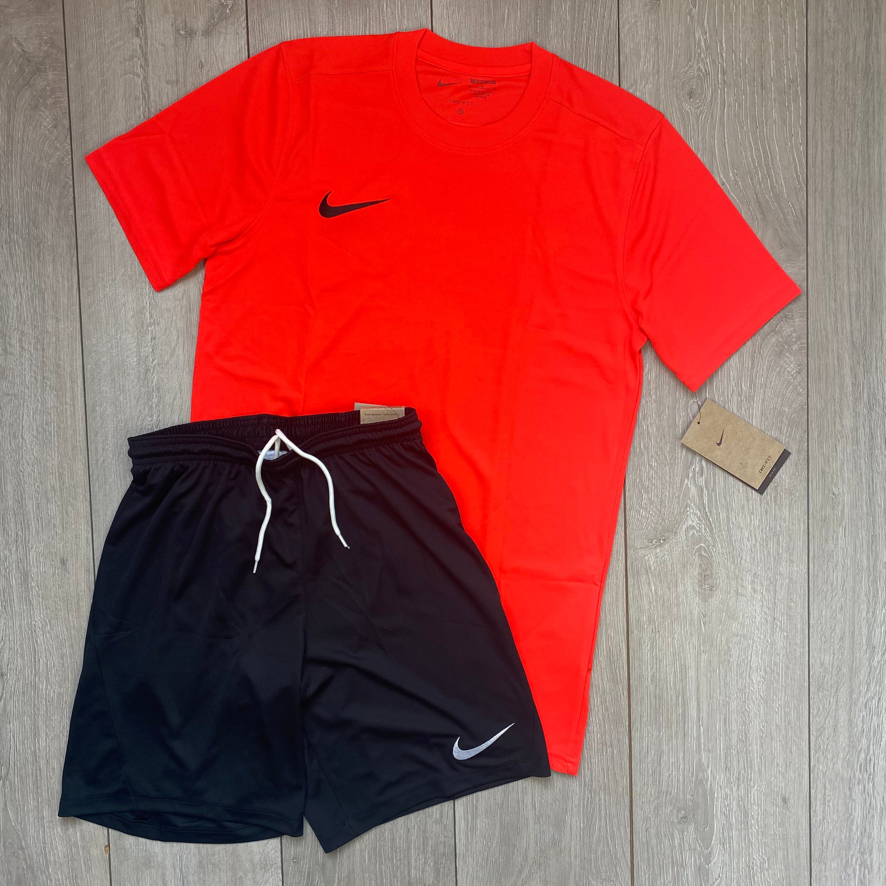 Nike Dri-Fit Set - Crimson/Black