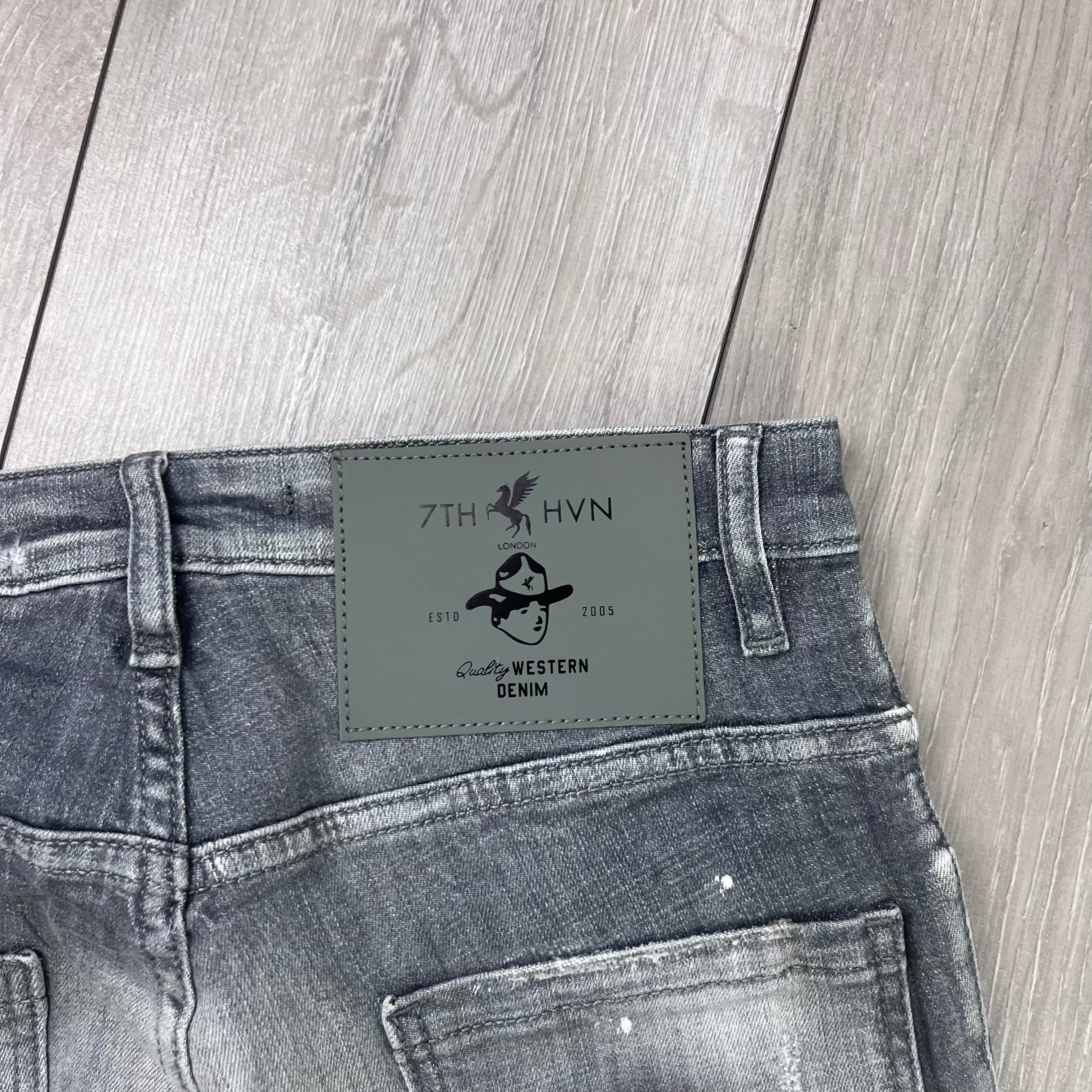 7TH HVN Slim Jeans - Grey