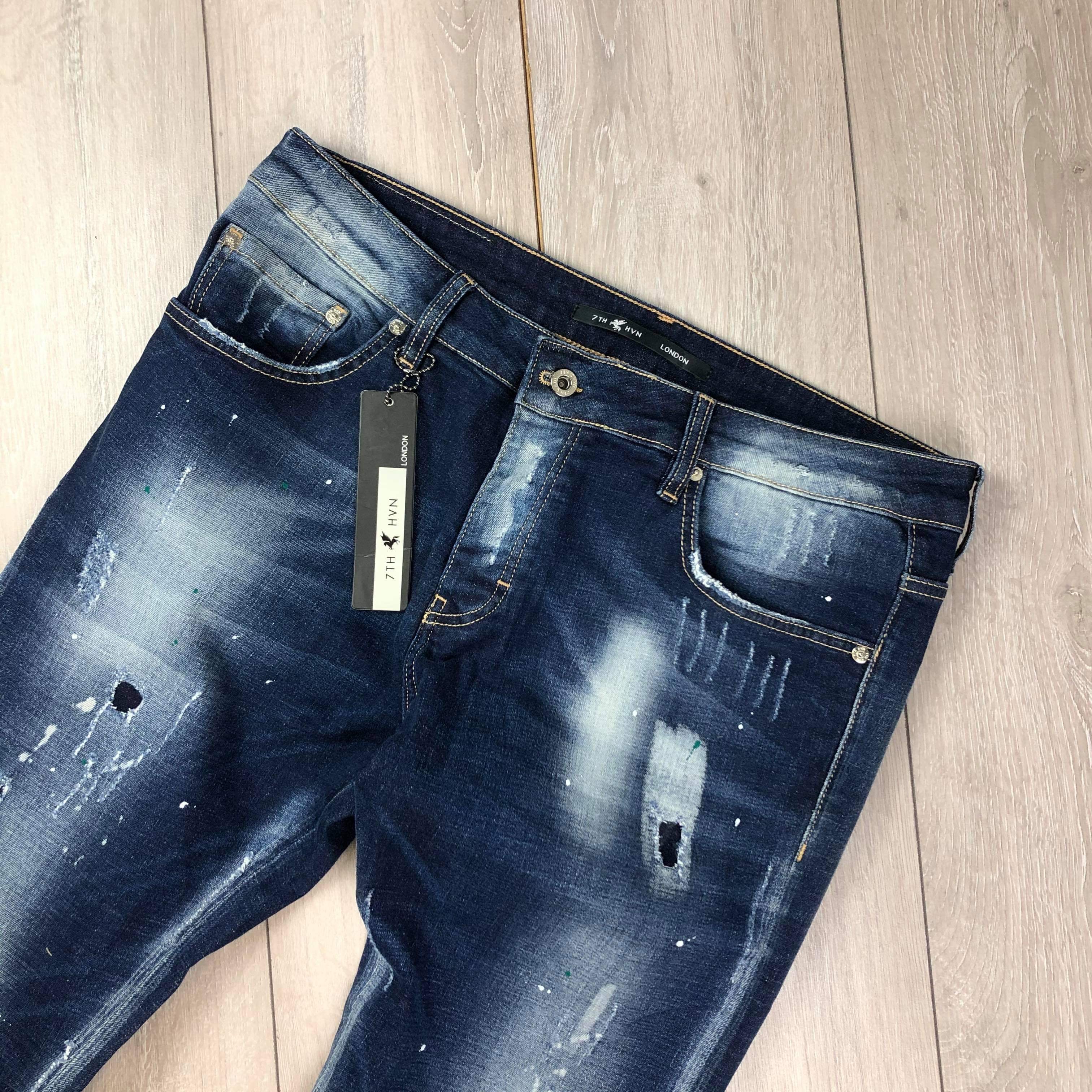 7TH HVN Slim Jeans - Blue