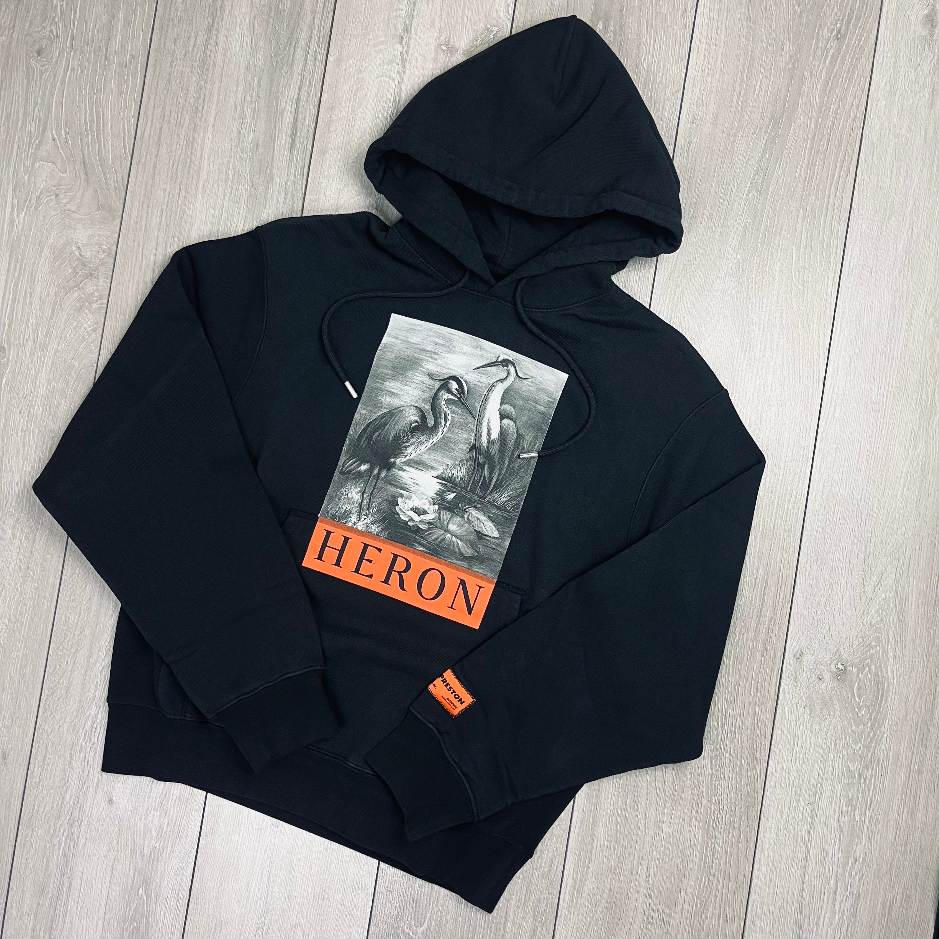 Heron Preston Graphic Hoodie Black